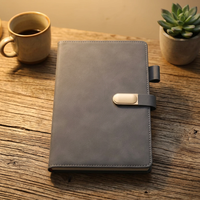 Journal A5 en cuir ligné à couverture rigide, personnalisable avec logo et boucle, idéal pour les entreprises et les bureaux – Meilleures ventes 2026
