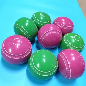Nouveau <span class=keywords><strong>jeu</strong></span> de boules de bowling en résine miniature, durable, fonctionnant sur piles, boules de boccia de qualité supérieure, jeux de jardin en plein air - Product Image 2