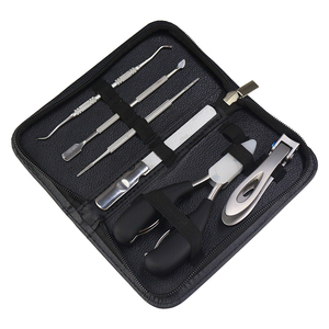 Kit de <span class=keywords><strong>manucure</strong></span> professionnel BIN 7 pièces en acier inoxydable pour la coupe des ongles, comprenant coupe-ongles, ciseaux et coupe-cuticules - Product Image 4