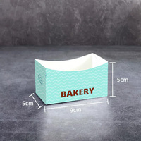 Boîte à croissants en carton blanc écologique avec logo personnalisé, pelliculage mat, doublure en éponge, matériau recyclable pour nouvelle boulangerie