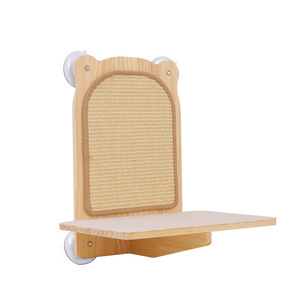 Bruce Pet Elevated Bed With Suction Cup <b>Wall</b> Mount Scratching <b>Post</b> <b>For</b> Cats - Product Image 5