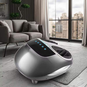 Masseur de pieds et de jambes Shiatsu pour la circulation sanguine, pression d'air, pétrissage profond, matériau ABS, contrôle de la minuterie, 220V/110V, massage d'un seul pied - Product Image 3