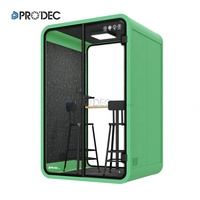 Cabines audio commerciales Prodec pour espaces publics et résidentiels, silencieuses