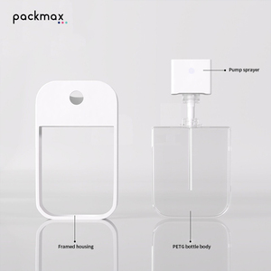 Wholesale Eco-friendly 30ml/50ml/100ml Pocket Portable Square Card Shape PP <b>Plastic</b> <b>Spray</b> <b>Bottle</b> for Cosmetic Use - Product Image 4