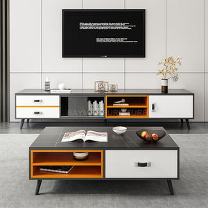 Meuble de maison meuble TV avec tiroirs table basse meuble de rangement TV - Product Image 2