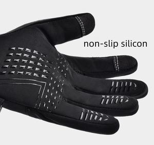 Outdoor Windproof Running <strong>Gloves</strong> Fleece Lining <strong>Warm</strong> <strong>Gloves</strong> Non-slip Wear-resistant Waterproof Touch Screen Riding <strong>Gloves</strong> - Product Image 3