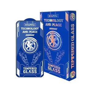 2024ใหม่ราคาดีเทคโนโลยี bolimoli and Peace <span class=keywords><strong>250</strong></span> 0.33มม. อุปกรณ์ป้องกันหน้าจอกระจกเทมเปอร์แบบเต็มสำหรับ <span class=keywords><strong>iPhone</strong></span> 12 13 14 15 - Product Image 1