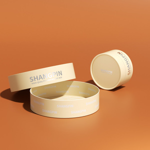 Cilindro de Papel Kraft para Alimentos, Personalizado <span class=keywords><strong>al</strong></span> por Mayor, para Empacar Pasteles, Postres, Caja de Cartón Cilíndrica, Envase para Pastel de Queso - Product Image 4