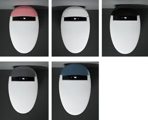 卵形自動オープンクローズ電気インテリジェントWCトイレ