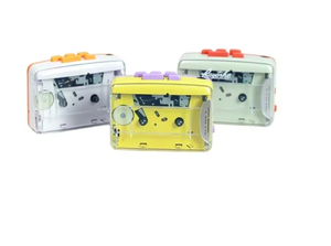 Transparent Retro Cassette Shape <b>Portable</b> <b>Speaker</b> With Colorful Buttons BT Wireless Audio Player For Y2K Fashion And Desktop - Product Image 1