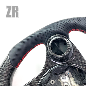 Volante Sportivo in Pelle e Fibra di Carbonio per <span class=keywords><strong>Mercedes</strong></span> Benz SMART 453 - Product Image 5