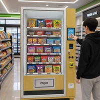 Máquina Expendedora Inteligente de 60 Selecciones con Pantalla Táctil Android de 10.1 Pulgadas, Gestión en la Nube, Pago sin Efectivo MDB, Refrigerada de 4-25 °C
