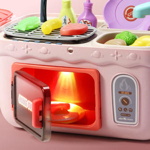 Juego de Juguetes de Cocina Multifuncional para Niños, Set de Comida para Picnic y Barbacoa, Electrodomésticos de Cocina para Niñas, Juego de Simulación de Cocina, Juguetes de Repostería - Product Image 6