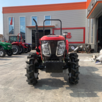 Tracteur agricole à roues de petite taille 4x4 à démarrage électrique 90 CV, boîte de vitesses avec pompe, haute productivité, à prix bas et très vendu