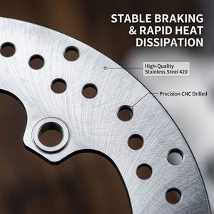 Disco <span class=keywords><strong>de</strong></span> Freno Trasero <span class=keywords><strong>de</strong></span> 201 mm para Yamaha XT225 <span class=keywords><strong>Shineray</strong></span> Tricker BWS Linhai 201874 mm, Rotor <span class=keywords><strong>de</strong></span> Freno <span class=keywords><strong>de</strong></span> Motocicleta <span class=keywords><strong>de</strong></span> Acero Inoxidable, Venta al por Mayor - Product Image 4