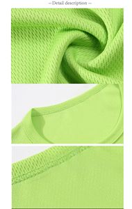 T-shirt en polyester 100% à séchage rapide SG04, impression personnalisée, stock en vrac, t-shirts en maille pour hommes, avec logo - Product Image 4