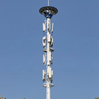 Fournisseur de tours monopôles en acier de 40 m pour antennes cellulaires et réseaux mobiles