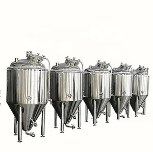 ขายร้อนสแตนเลสหัตถกรรมเบียร์ถังหมัก100l 200l 300l 500l Fermenter กับปลุกปั่น