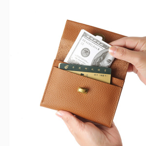 Echt Lederen Portefeuilles 2024 Kaarthouder Retro Casual Munt Portemonnee Klein Zacht Lederen Rijbewijs Kleine Portemonnee Vrouwen - Product Image 2