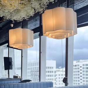 Japanese Wabi Sabi Style Chandelier Six Head E27 Energy Saving Lamp Round Shape For Home Restaurant Teahouse <b>Zen</b> Inspired Cloud - Product Image 2