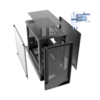 Boîtier PC Gamer AntarcChill de haute qualité, nouveau design, cabinet PC MATX, USB3.0, verre trempé, tours d'ordinateurs