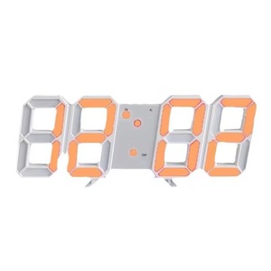 <span class=keywords><strong>Réveil</strong></span> numérique 3D LED, horloge murale <span class=keywords><strong>de</strong></span> bureau, électronique contemporaine <span class=keywords><strong>haut</strong></span> <span class=keywords><strong>de</strong></span> <span class=keywords><strong>gamme</strong></span> avec affichage <span class=keywords><strong>de</strong></span> la température et charge USB - Product Image 4