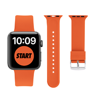 Smartwatch Bracelet de Sport Étanche Diamant Carré en Métal Boucle Bracelet de Montre en Silicone pour Apple Watch Band Ultra 9 \ 8 \ 7 \ 6 \ 5 \ 4 SE