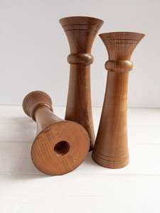 Candelabro de Madera Estilo Vintage, Soporte Clásico Hecho a Mano para el Hogar, Templo, Iluminación Festiva y Decoración de Interiores - Product Image 5