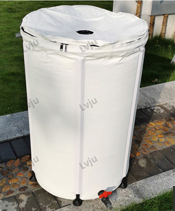 Tanque de agua de lluvia plegable para jardín, tanque de almacenamiento de agua de lluvia para ahorro de 100L, 200L, 400L, 500L y 1000L - Product Image 4