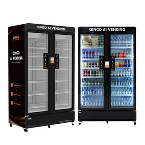 New Qingo Pair 1208 AI Vending Machine 1030L Commercial <b>Smart</b> Cooler 672 Bottles Capacity UL Certified Vending Machine Vending - Product Image 1