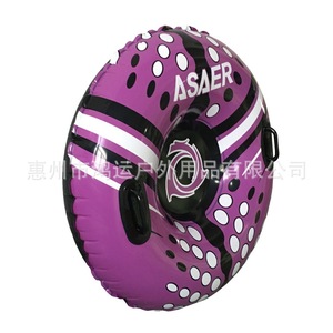 Tube à neige gonflable Asaer 110 cm en PVC résistant à l'usure pour le plaisir hivernal - Product Image 2