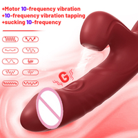 Vibrateur Lapin en Silicone Étanche à 10 Fréquences de Pulsation pour Stimulation du Point G - Nouveauté Promotionnelle pour Adultes