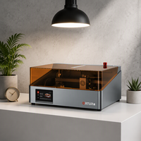 Nouvelle machine de gravure laser infrarouge à diode 1,3 W pour R2 Desktop, avec IA/DXF CNC, refroidissement par air, mini-coupeuse à 2 têtes pour bijoux en métal