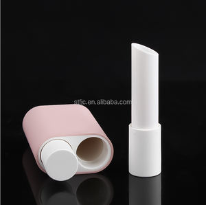 หลอดลิปแบบสองช่องใหม่ - ภาชนะบรรจุลิปสติก/ลิปบาล์มทรงกลมแบบเปล่าสำหรับเติมลิปกลอสและลิปสติกแบบน้ำ - Product Image 2