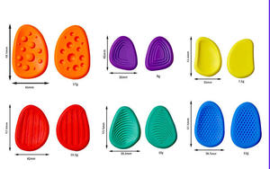 <b>Pack</b> Sensory Stone <b>Fidget</b> Toys Kids Autism Textured Soft Worry Stone Calming Anxiety Anxiety Relief Small Prizes Educational - Product Image 4