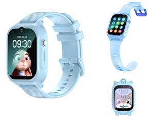 Montre intelligente pour enfants 4G GPS avec carte SIM, étanche, caméra, appels vidéo, <span class=keywords><strong>SOS</strong></span>, montre intelligente détachable avec 3 <span class=keywords><strong>accessoires</strong></span>, cadeau pour enfants - Product Image 3