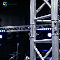 Truss de scène DJ 290*290mm avec fixation pour éclairage et toit pour concert