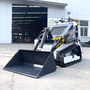 รถตักล้อยางขนาดเล็ก รุ่น Hicosman T800 ของจีน  น้ำหนักบรรทุก 360 กก. ใช้เครื่องยนต์เบนซิน  ระบบบังคับเลี้ยวแบบยืดหยุ่น ระบบไฮดรอลิกประสิทธิภาพสูง - Product Image 3