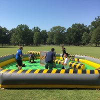 Juegos Inflables de Carnaval, Circuito de Obstáculos Inflable, Juego Inflable Wipeout, Juego Inflable Last Man Standing, Juego Inflable de Saltos