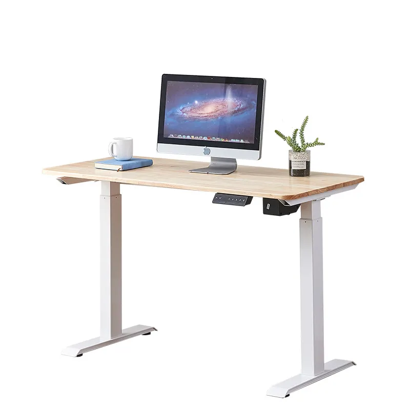 2021 उच्च गुणवत्ता कार्यालय फर्नीचर ऊंचाई समायोज्य खड़े डेस्क स्मार्ट बिजली दोहरी मोटर लैपटॉप डेस्क