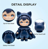 Fabricant professionnel OEM de figurines personnalisées, boîte mystère, jouet artistique en plastique et vinyle, figurine de chat en PVC, cadeau de bureau à collectionner