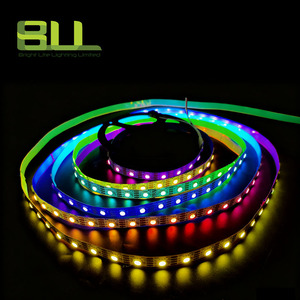 Dc12v sinh thái 1903ic <span class=keywords><strong>RGB</strong></span> thông minh <span class=keywords><strong>LED</strong></span> Strip ánh sáng 5050 <span class=keywords><strong>LED</strong></span> dải đầy màu sắc cho chiếu sáng trang trí trong nhà - Product Image 4