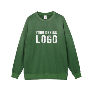 Sudadera para Hombre con Color Degradado Lavado Personalizada de Fábrica, Estilo Casual Americano Vintage, Hombros Caídos, Holgada - Product Image 5