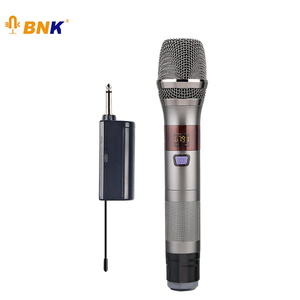 Microphone karaoké sans fil BNK, batterie au Lithium UHF, coréen mico - Product Image 1