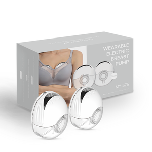 Set di Due Tiralatte Elettrici Indossabili Senza Mani con Borsa Portaoggetti, Tiralatte Wireless Intelligente Rosa <span class=keywords><strong>in</strong></span> Silicone - Product Image 6