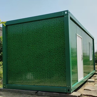 Maison modulaire préfabriquée écologique à haute isolation et résistante à l'humidité pour le camping et les chantiers de construction