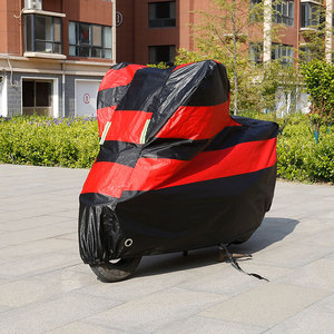 Protection de radiateur de <span class=keywords><strong>moto</strong></span> en coton épais 100 % imperméable, nouveau design sportif et chic chinois pour l'échappement - Product Image 1