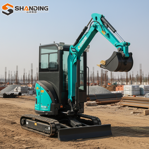 Factory wholesale Mini Excavator 3Ton Kubota Engine Mini Digger EURO5 Garden 1 Ton 2 Ton Excavator Home Micro Excavator - Product Image 4