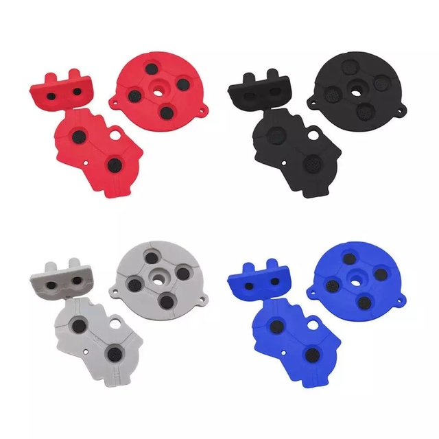 Multicolor Conductive Silicone Rubber Pad Buttons for Nintendo Gameboy Advance GBAs Keypad