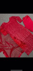 Traje indio de diseño moderno de alta calidad para fiesta y boda Traje de nairacut de mujer de India para exportación a precios al por mayor - Product Image 5